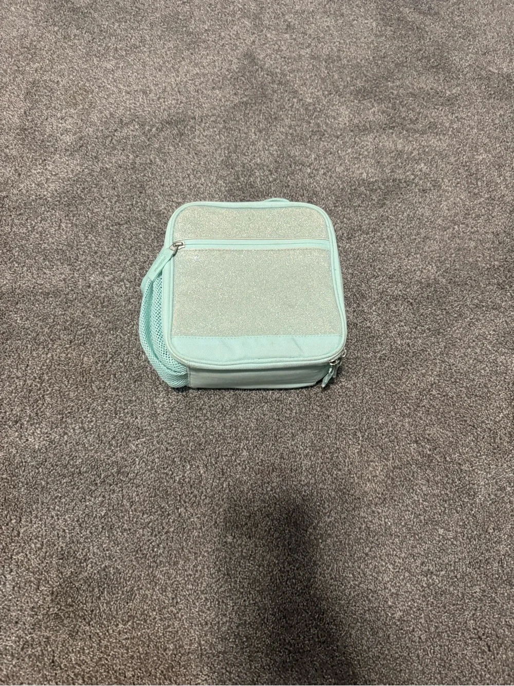 Pottery Barn Kids Aqua Glitter Mackenzie Lunchbox
